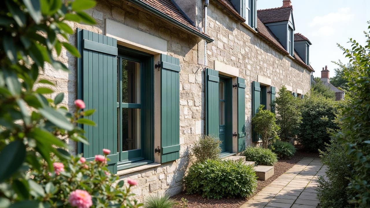 Entretenir des volets battants en bois exposés au vent